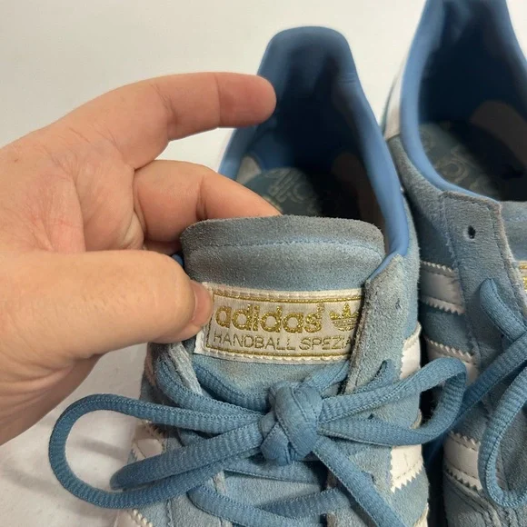 Adidas Handball Spezial BD7632 Blue Suede Gum Sole Sneakers Size 7.5 men - Picture 5 of 8